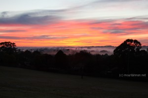 Camden sunrise fog