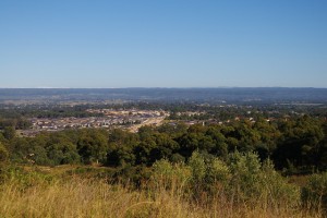 William Howe Reserve top looking west 